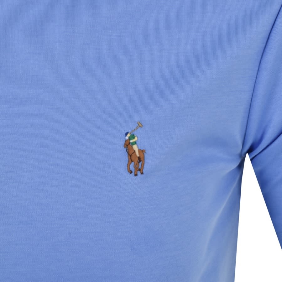 Alternative Image for ProductRalph Lauren Slim Fit Polo T Shirt Blue3