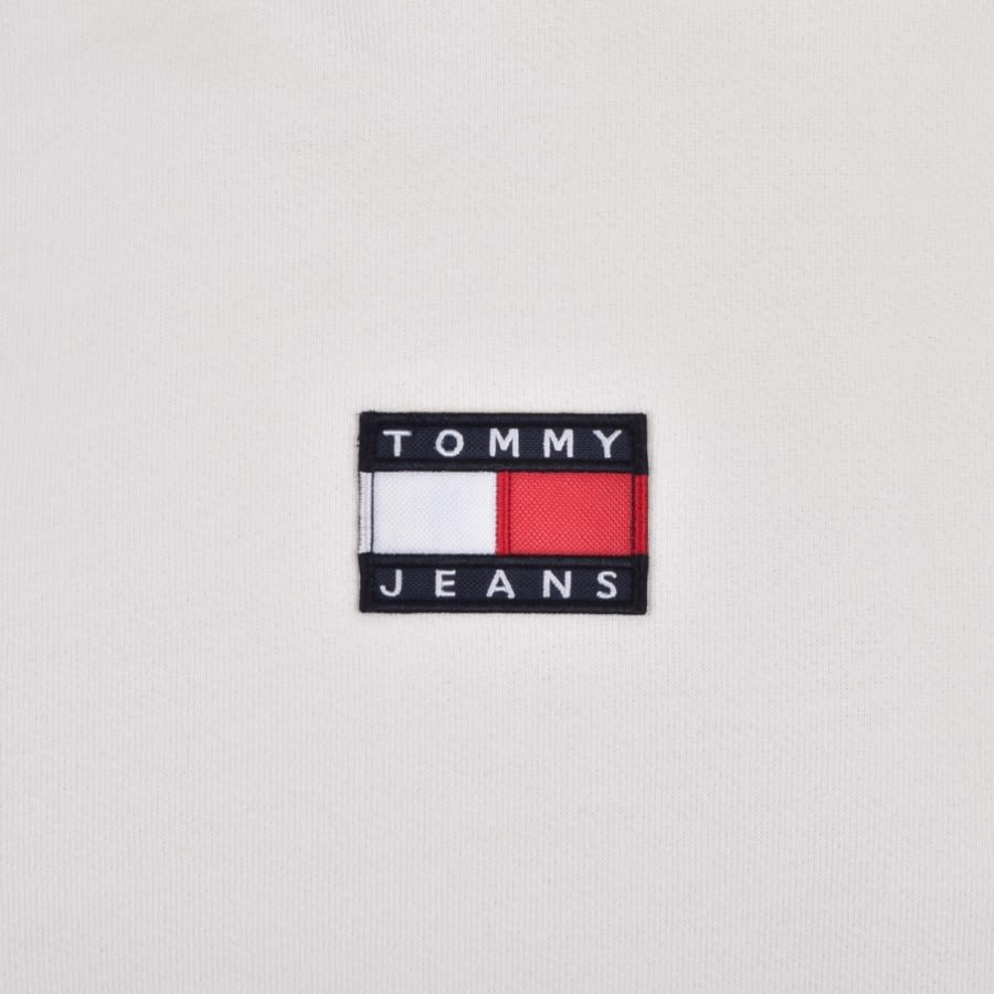 Alternative Image for ProductTommy Jeans Logo Badge Hoodie White3