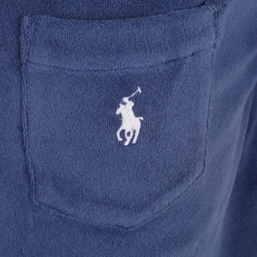 Alternative Image for ProductRalph Lauren Slim Fit Terry Polo T Shirt Navy3