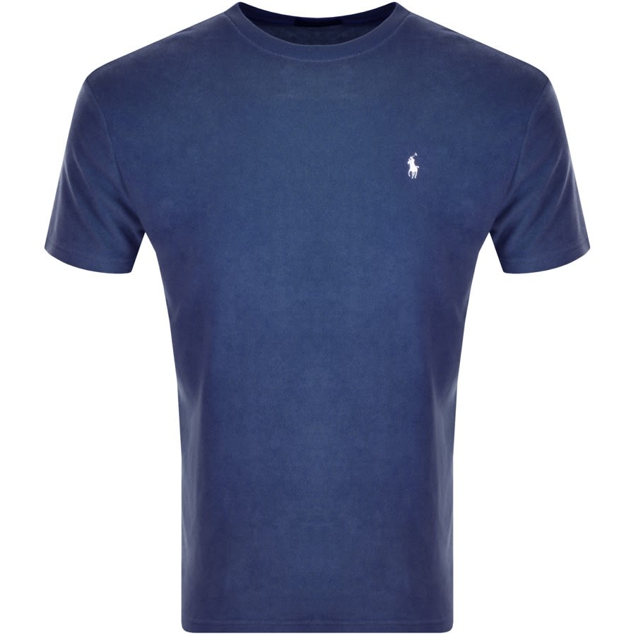 Ralph Lauren Short Sleeve Terry T Shirt Blue | Mainline Menswear