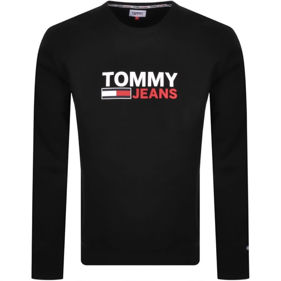 Alternative Image for ProductTommy Jeans Corp Logo Sweatshirt Black1