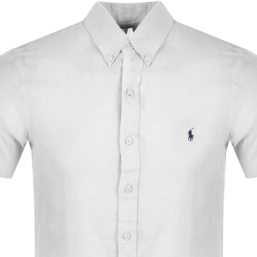 Alternative Image for ProductRalph Lauren Linen Slim Fit Shirt White2