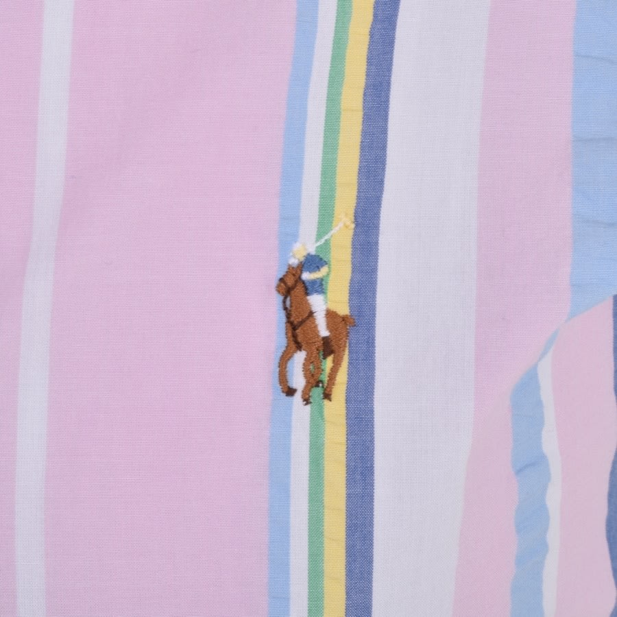 Alternative Image for ProductRalph Lauren Seersucker Short Sleeve Shirt Pink3
