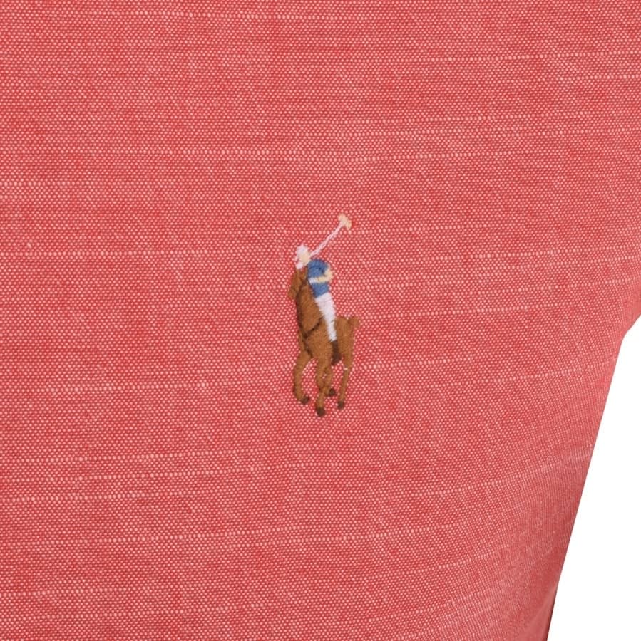 Alternative Image for ProductRalph Lauren Slim Short Sleeve Shirt Red3