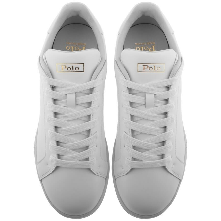 Alternative Image for ProductRalph Lauren Heritage Court Trainers White3