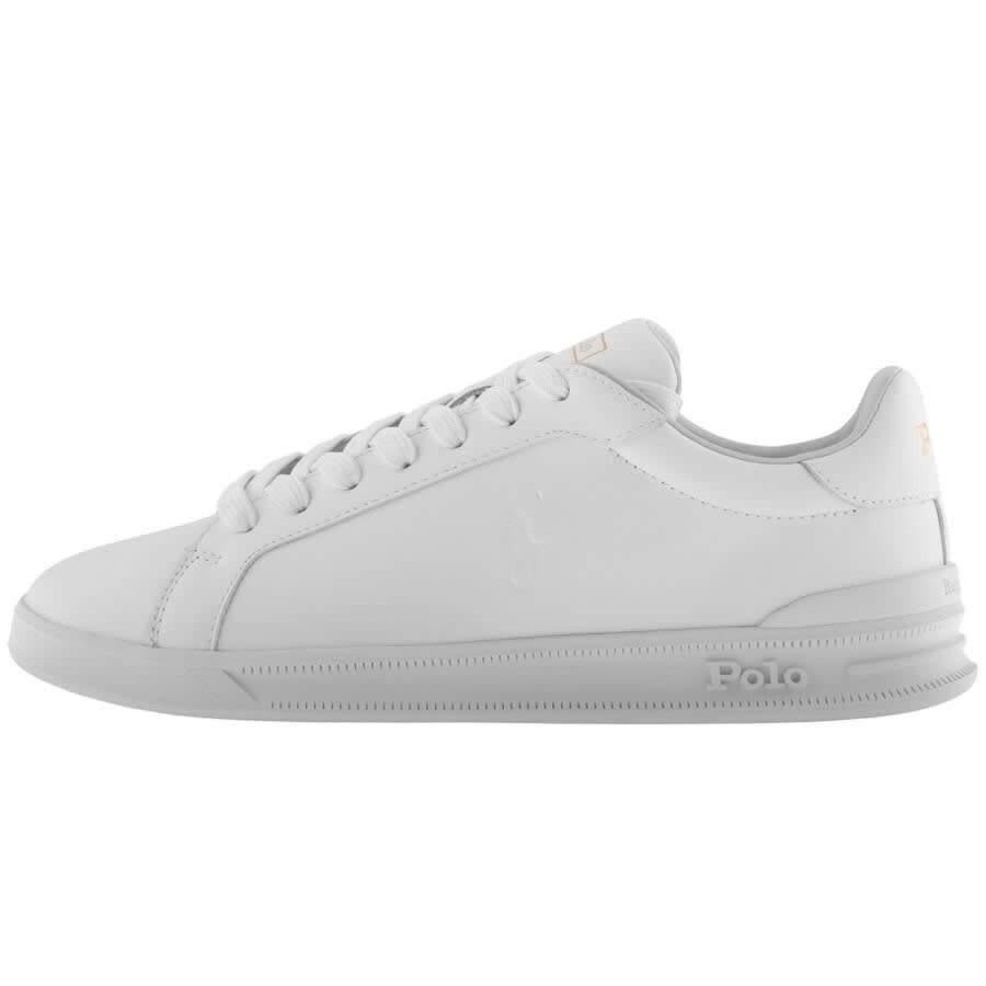 Alternative Image for ProductRalph Lauren Heritage Court Trainers White1