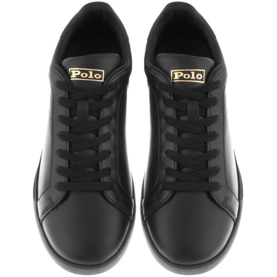 Alternative Image for ProductRalph Lauren Heritage Court Trainers Black3