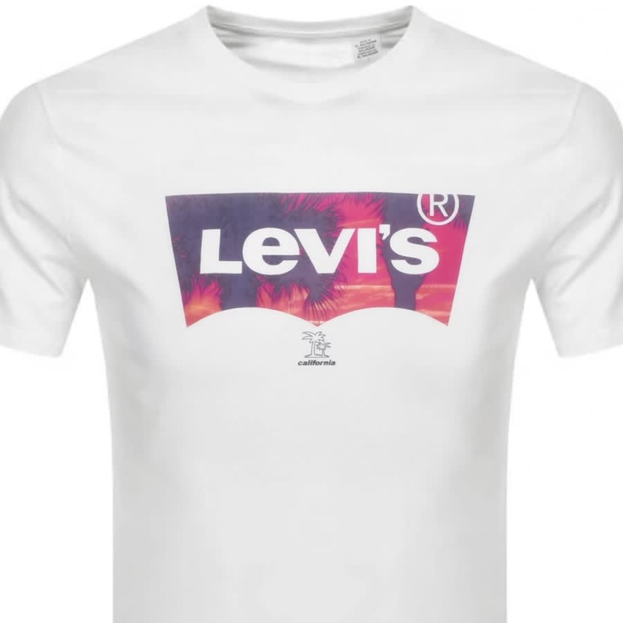 Alternative Image for ProductLevis Crew Neck Logo T Shirt White2