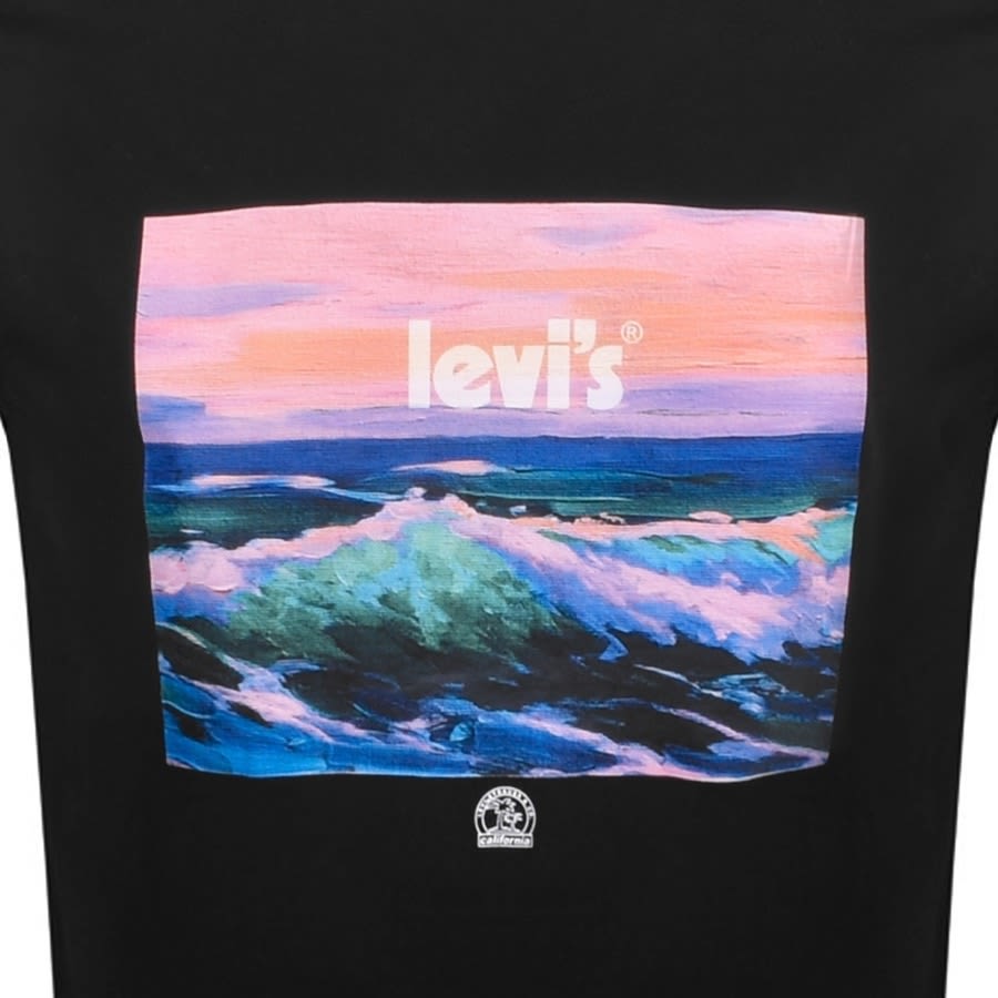 Alternative Image for ProductLevis Logo Crew Neck T Shirt Black3