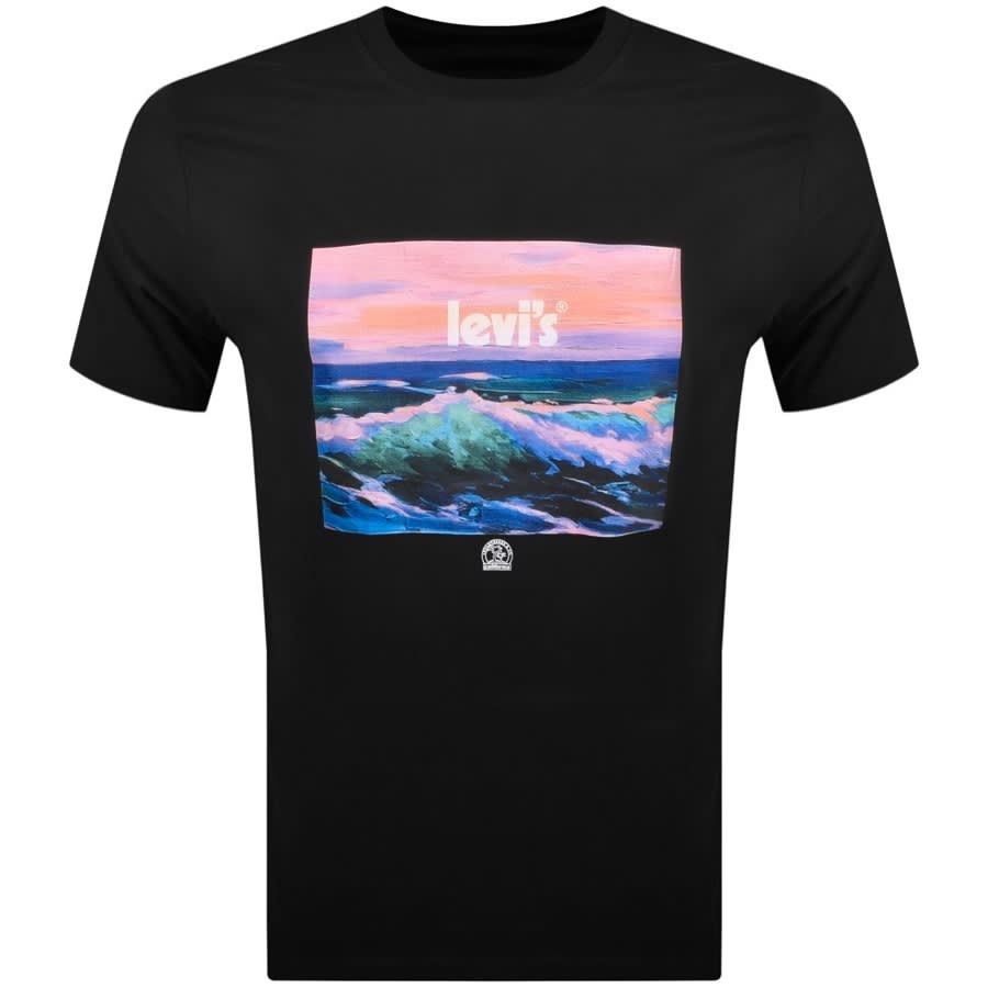 Alternative Image for ProductLevis Logo Crew Neck T Shirt Black1