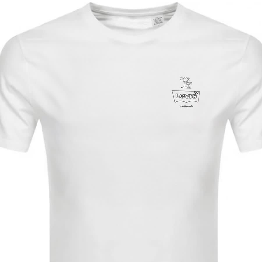 Alternative Image for ProductLevis Logo Crew Neck T Shirt White2