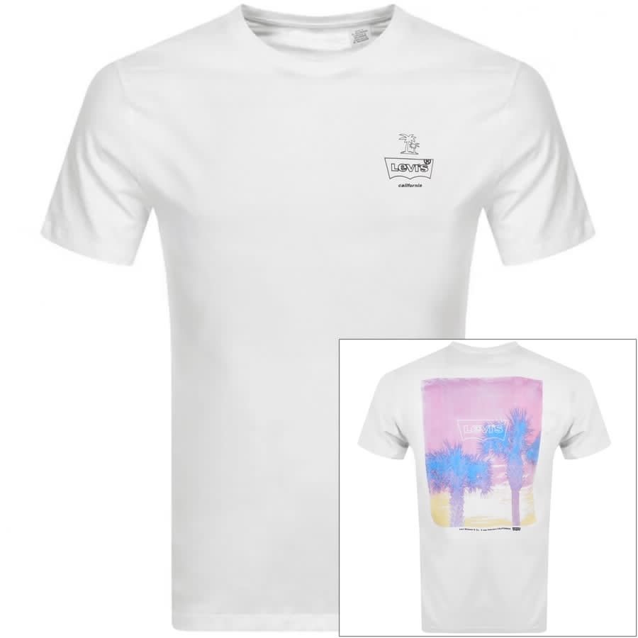 Alternative Image for ProductLevis Logo Crew Neck T Shirt White1