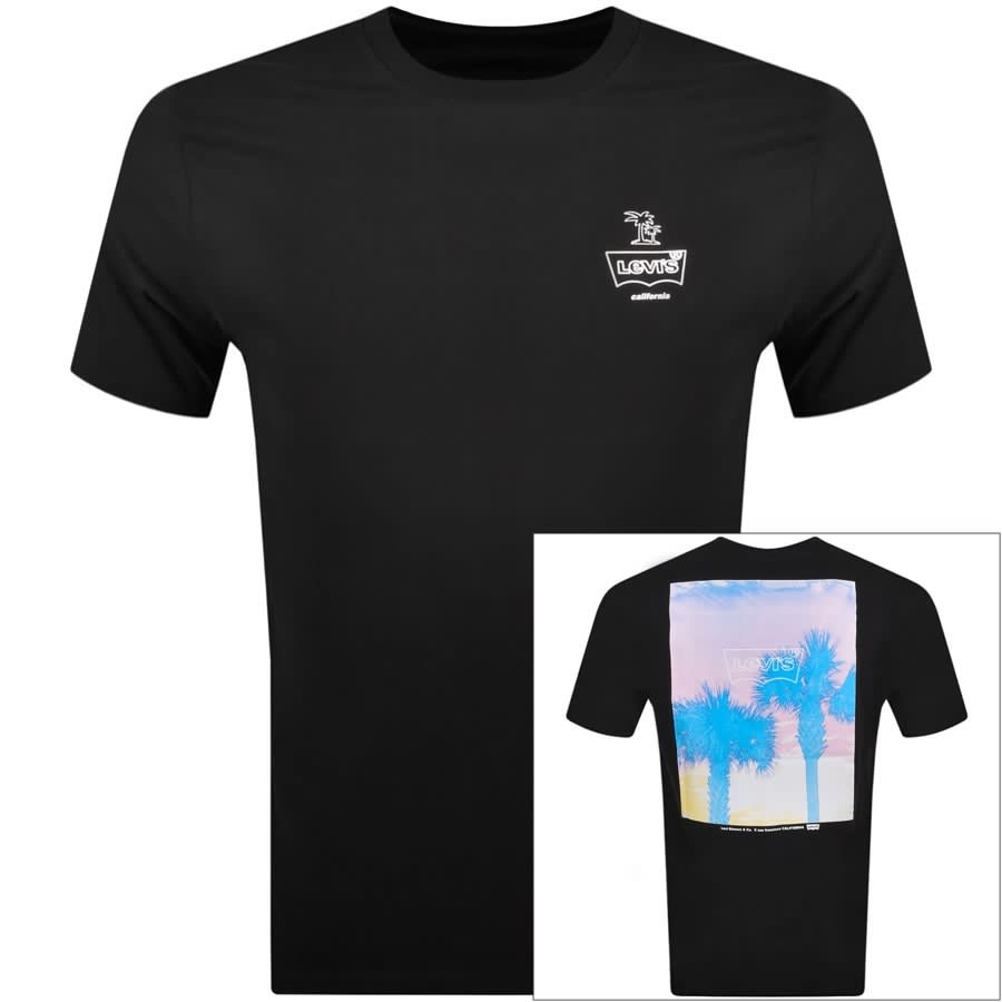 Alternative Image for ProductLevis Logo Crew Neck T Shirt Black1