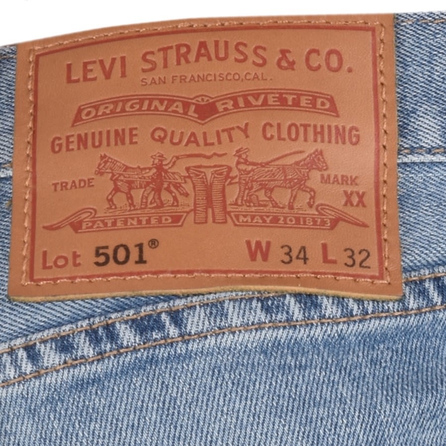 Alternative Image for ProductLevis 501 Original Fit Jeans Light Wash Blue3