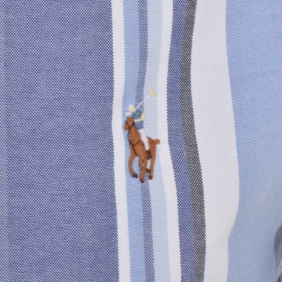 Alternative Image for ProductRalph Lauren Long Sleeve Stripe Shirt Blue3