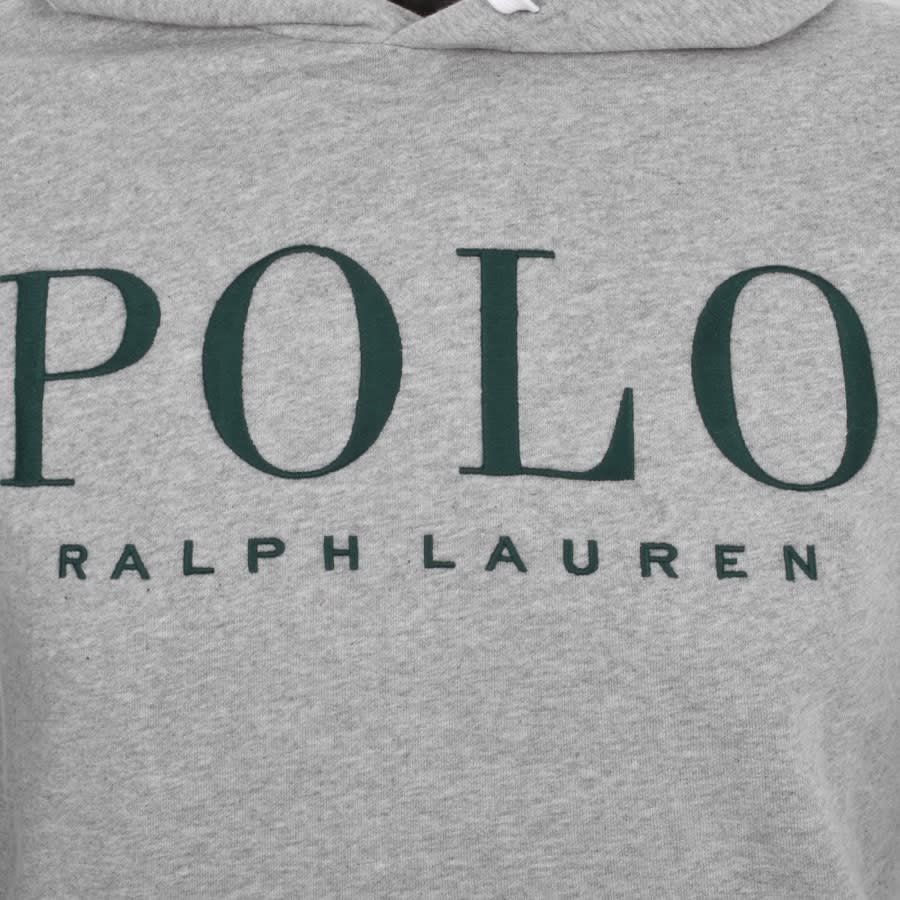 Alternative Image for ProductRalph Lauren Pullover Logo Hoodie Grey3