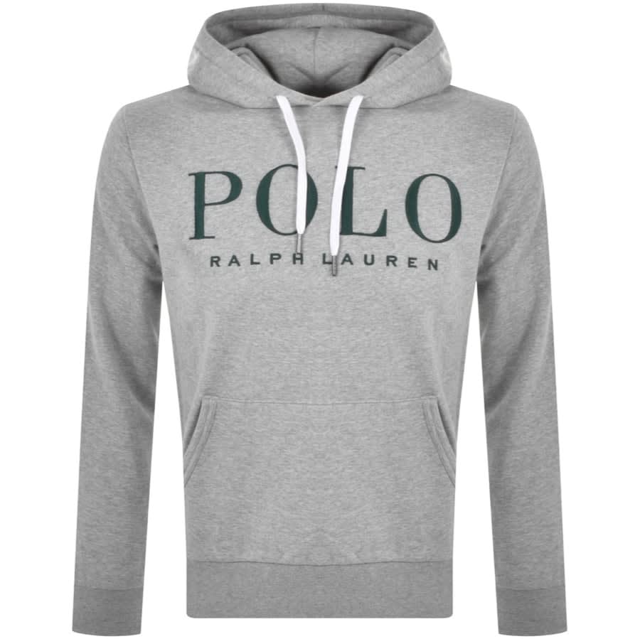 Alternative Image for ProductRalph Lauren Pullover Logo Hoodie Grey1