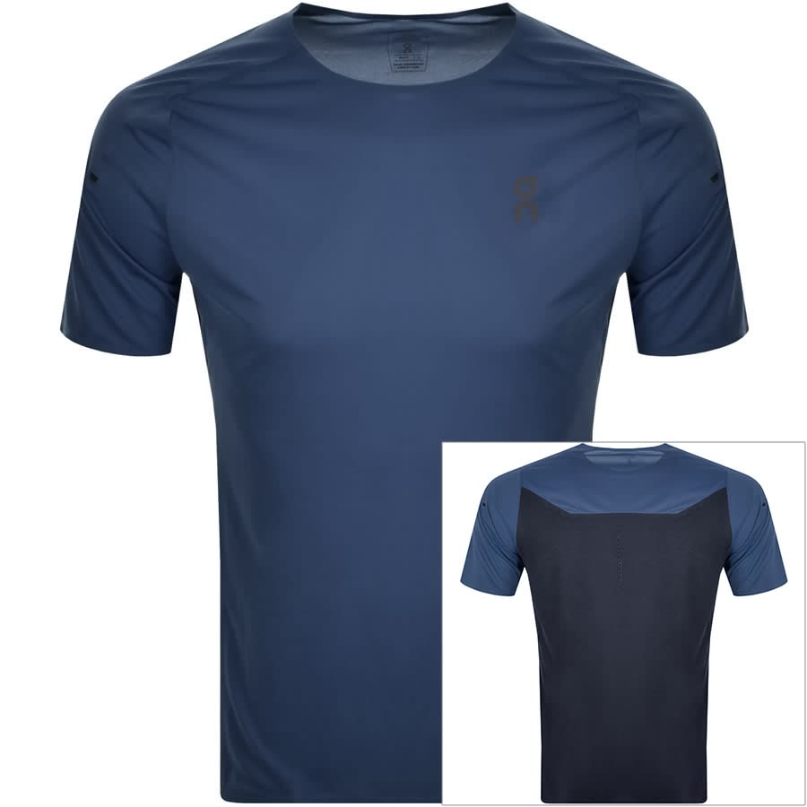 Alternative Image for ProductOn Running Performance T Shirt Navy1