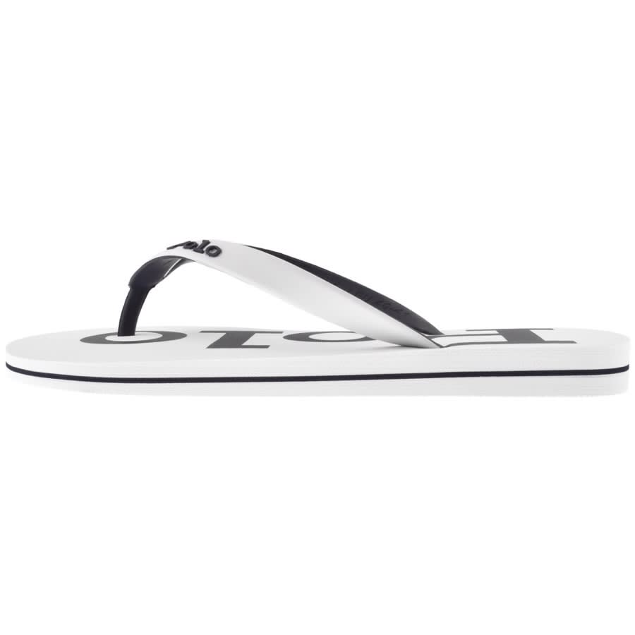 Alternative Image for ProductRalph Lauren Bolt Flip Flops White2
