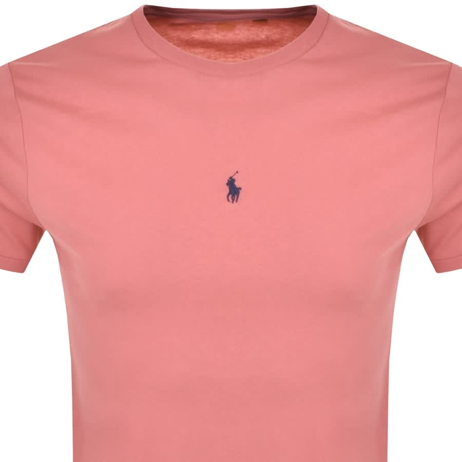 Alternative Image for ProductRalph Lauren Crew Neck Logo T Shirt Pink2