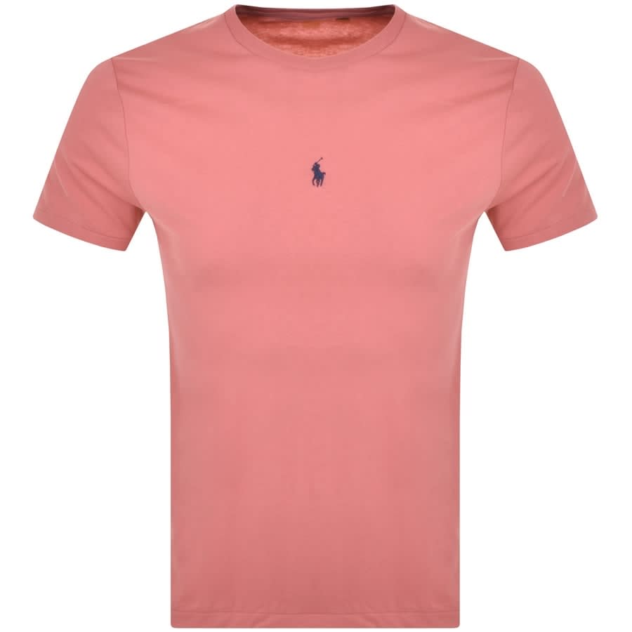 Alternative Image for ProductRalph Lauren Crew Neck Logo T Shirt Pink1