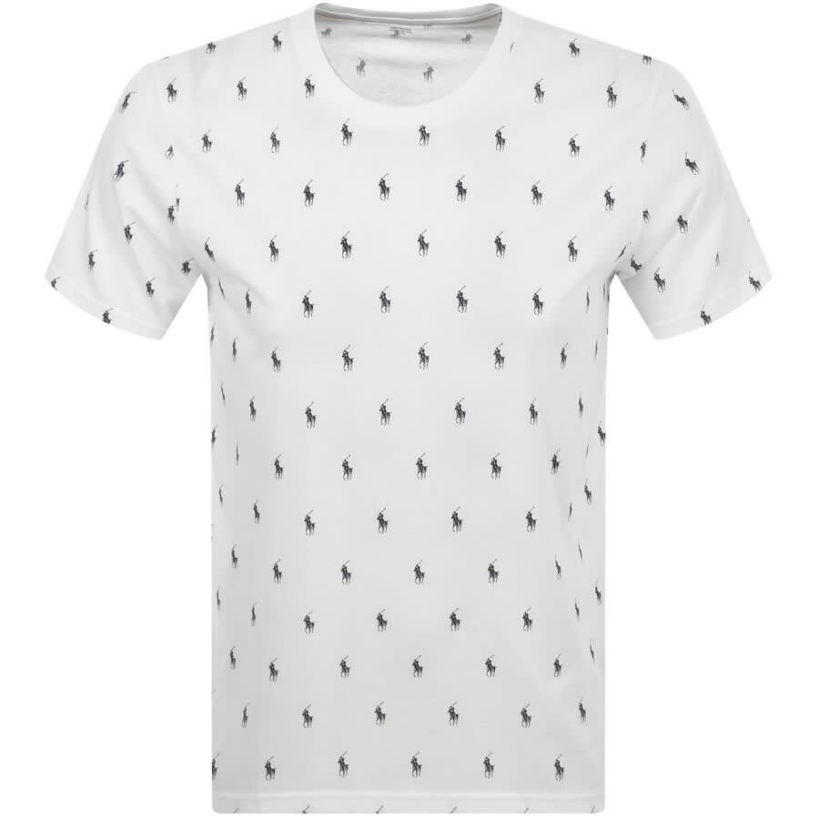 Alternative Image for ProductRalph Lauren Crew Neck Logo T Shirt White1