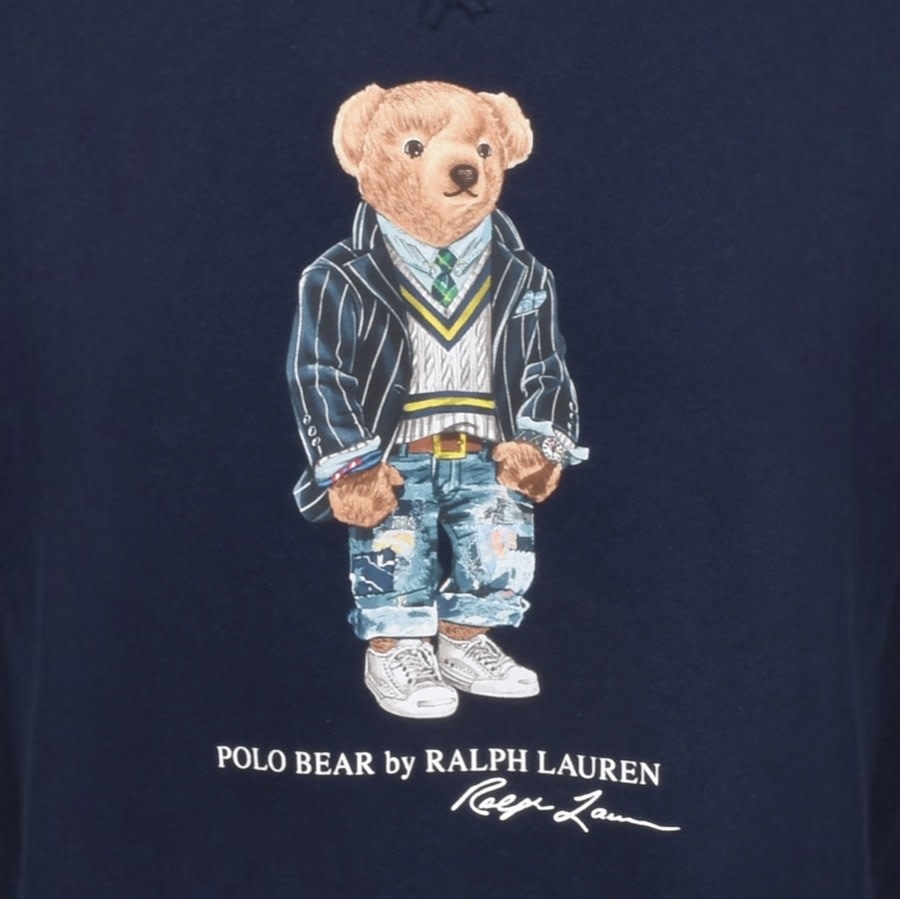 Alternative Image for ProductRalph Lauren Crew Neck Sweatshirt Navy3