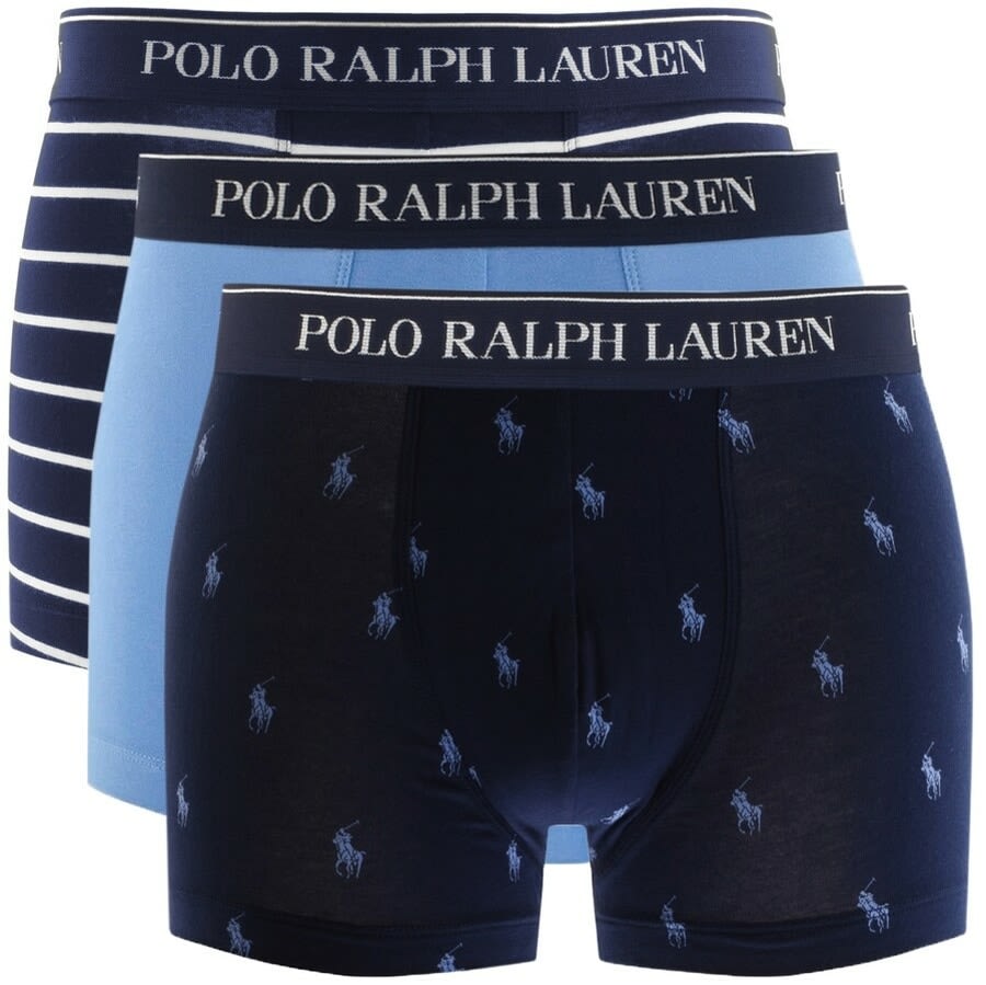 Alternative Image for ProductRalph Lauren Underwear 3 Pack Boxer Shorts Blue1