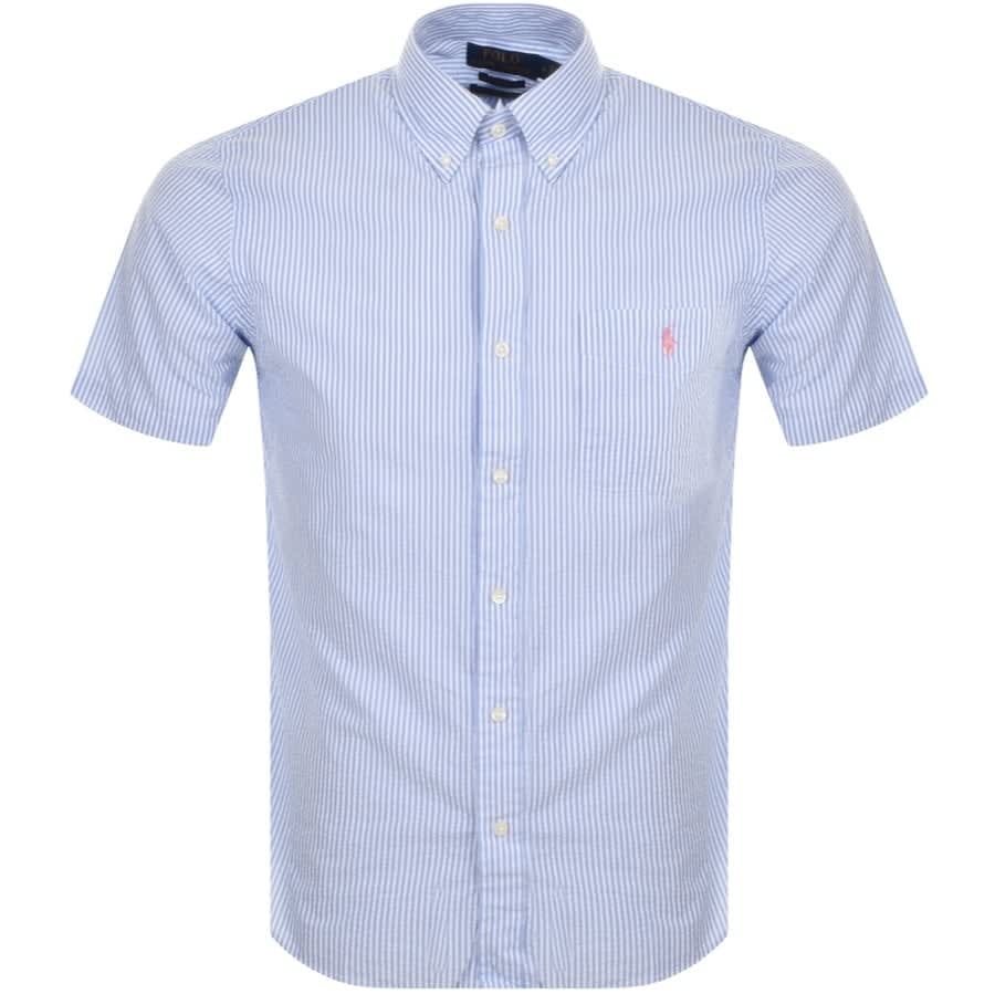 Alternative Image for ProductRalph Lauren Short Sleeved Stripe Shirt Blue1