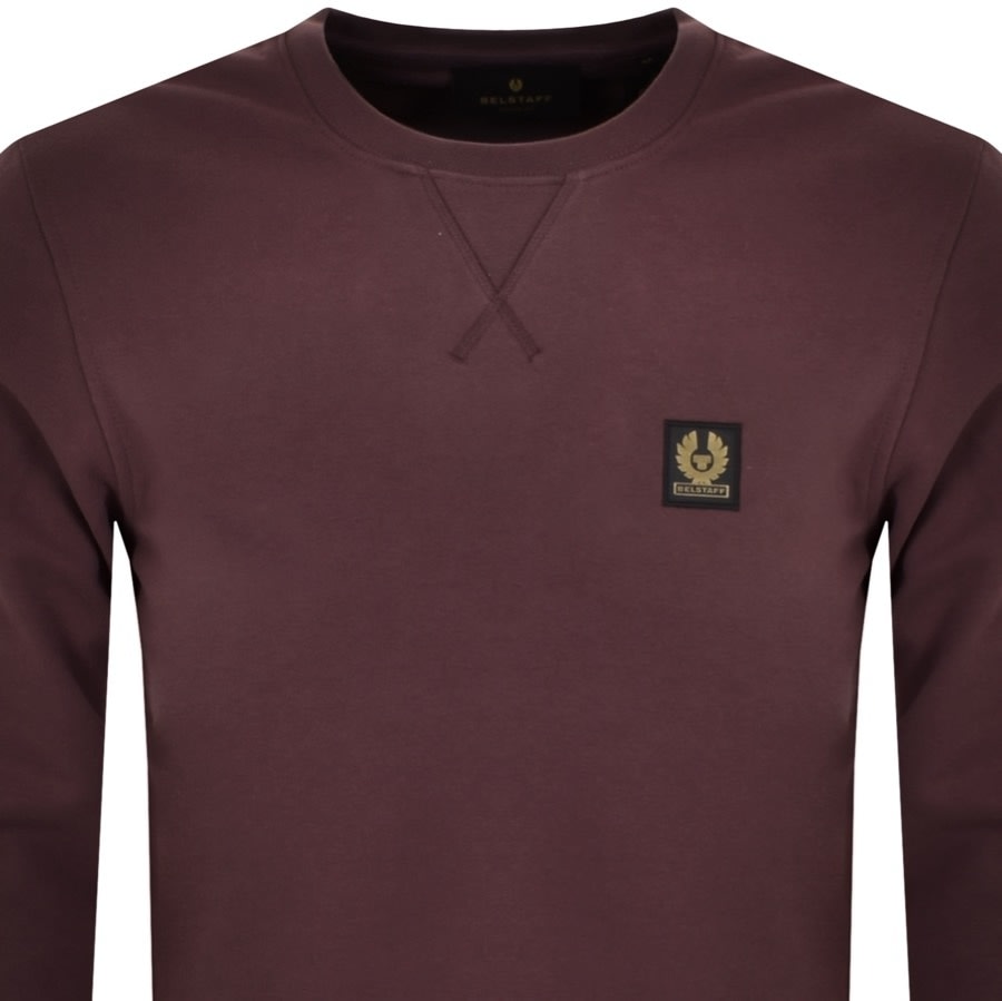 Alternative Image for ProductBelstaff Crew Neck Sweatshirt Burgundy2