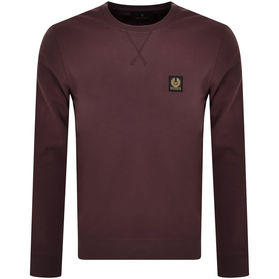 Alternative Image for ProductBelstaff Crew Neck Sweatshirt Burgundy1