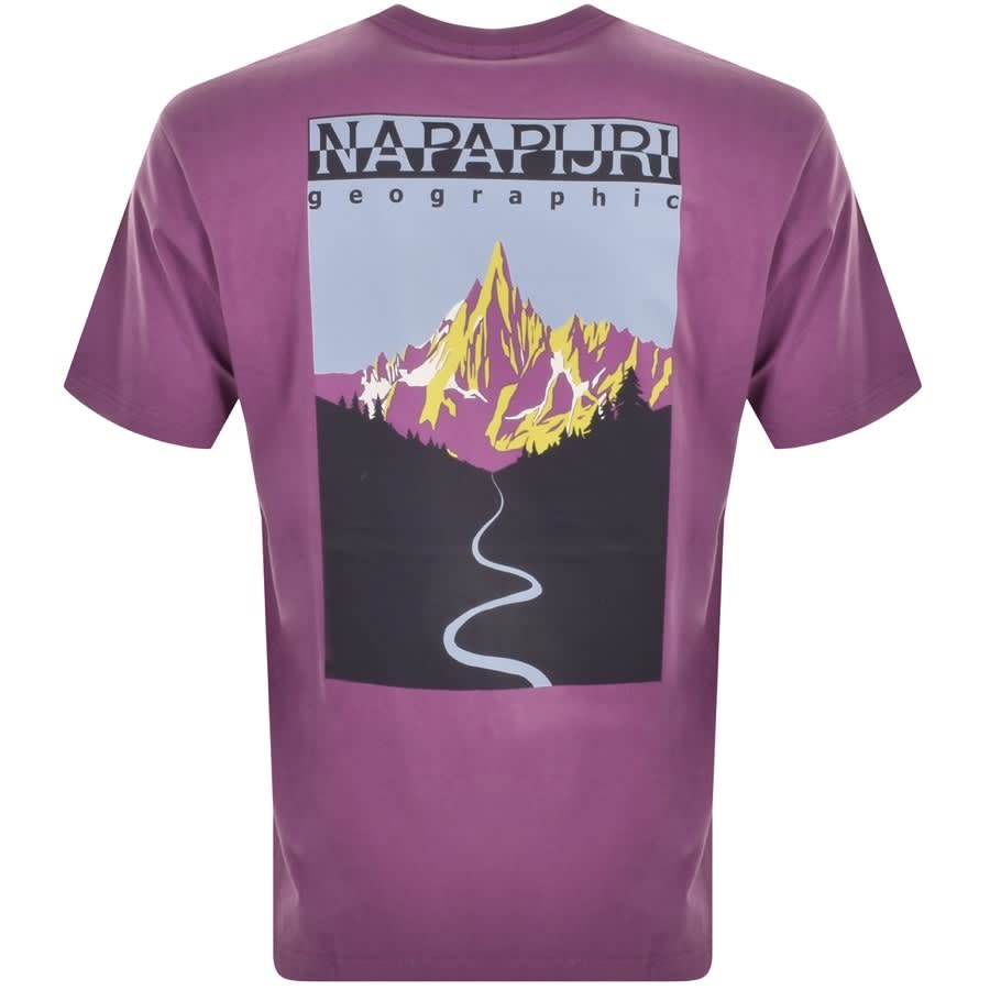 Alternative Image for ProductNapapijri Quintino Short Sleeve T Shirt Purple3