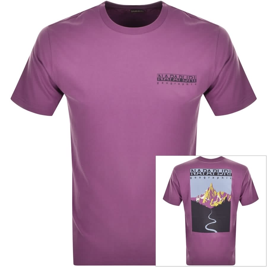 Alternative Image for ProductNapapijri Quintino Short Sleeve T Shirt Purple1