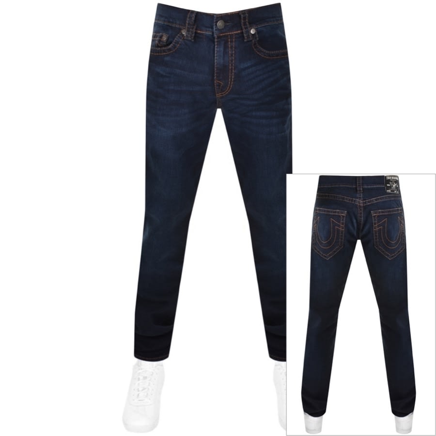 Alternative Image for ProductTrue Religion Ricky No Flap Jeans Dark Wash Navy1