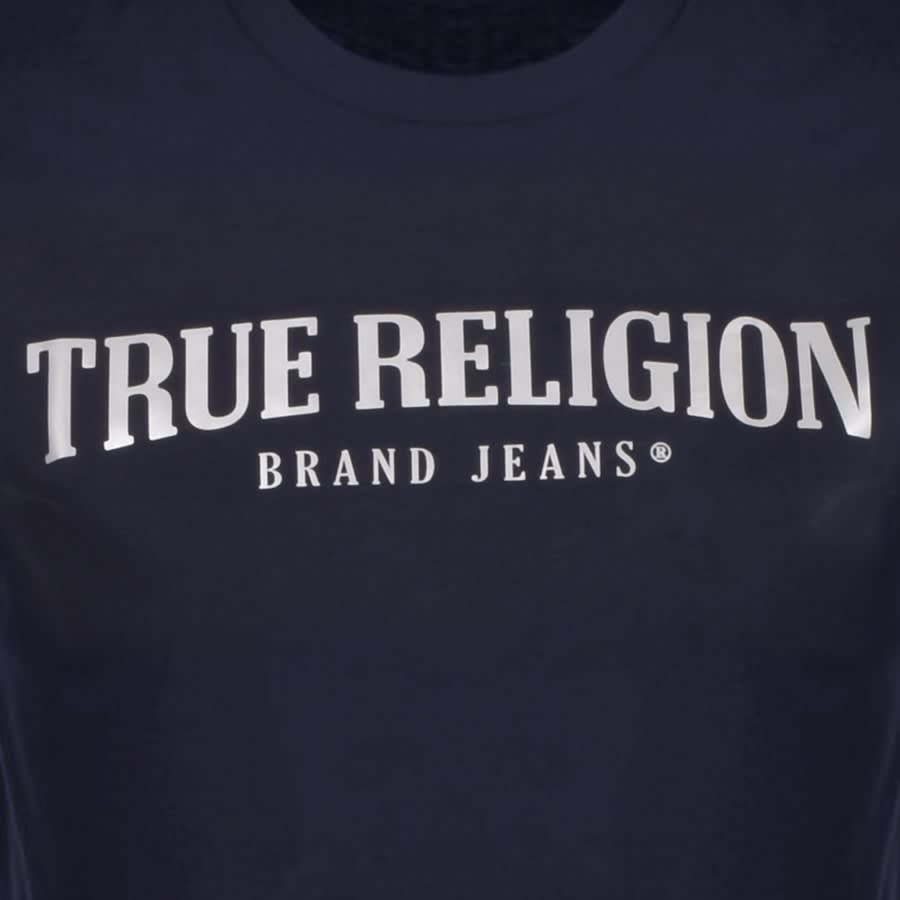 Alternative Image for ProductTrue Religion Arch Logo T Shirt Navy3