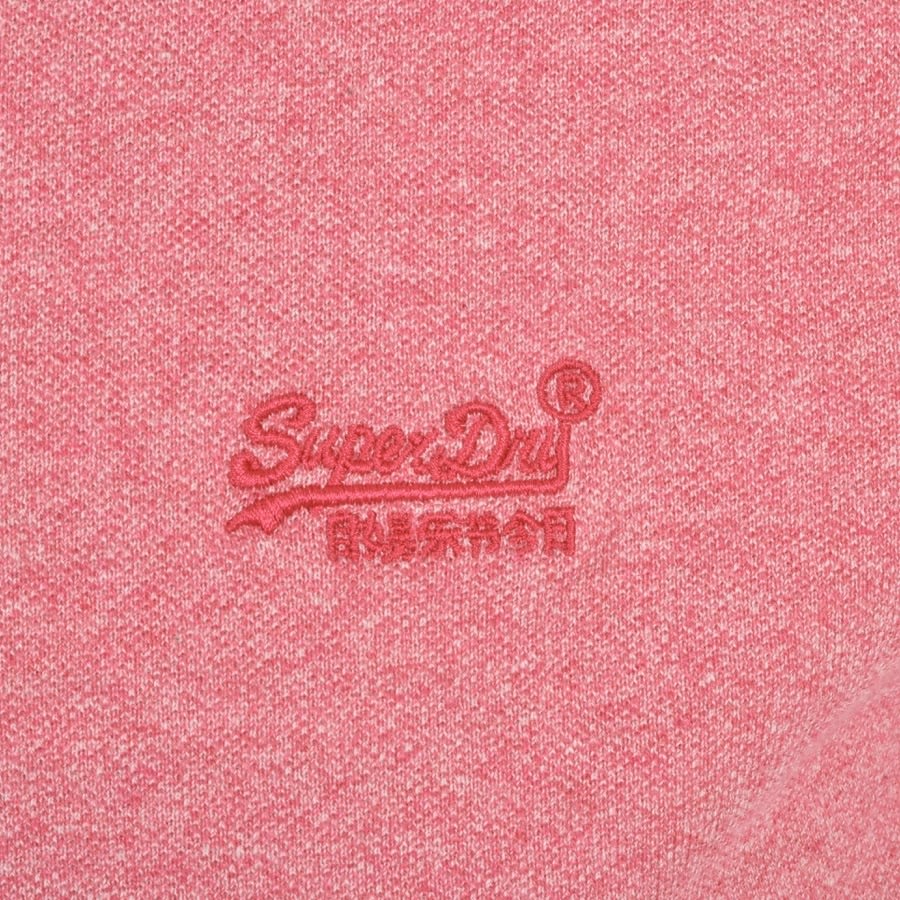 Alternative Image for ProductSuperdry Short Sleeved Polo T Shirt Pink3