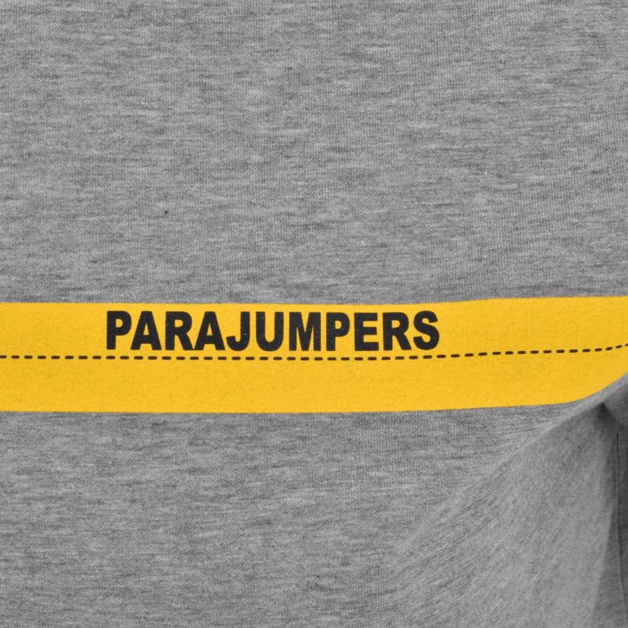 Alternative Image for ProductParajumpers Tape Logo T Shirt Grey3