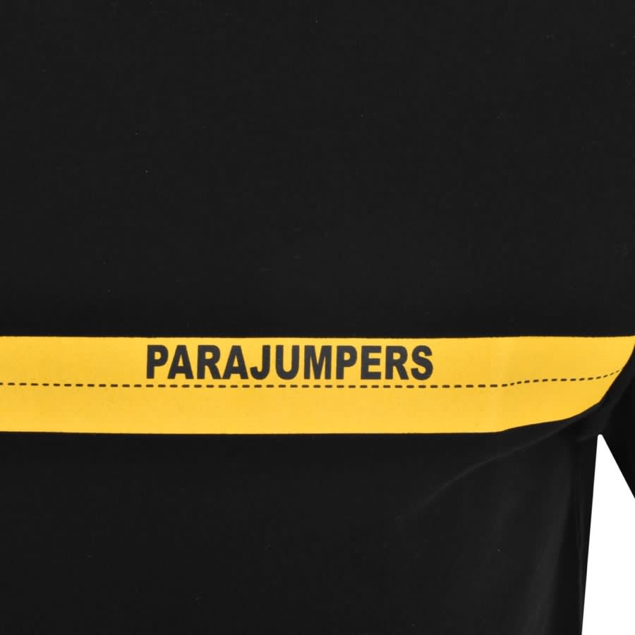 Alternative Image for ProductParajumpers Tape Logo T Shirt Black3