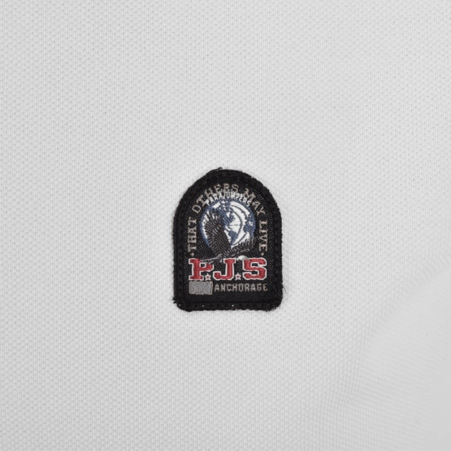 Alternative Image for ProductParajumpers Patch Polo T Shirt White3