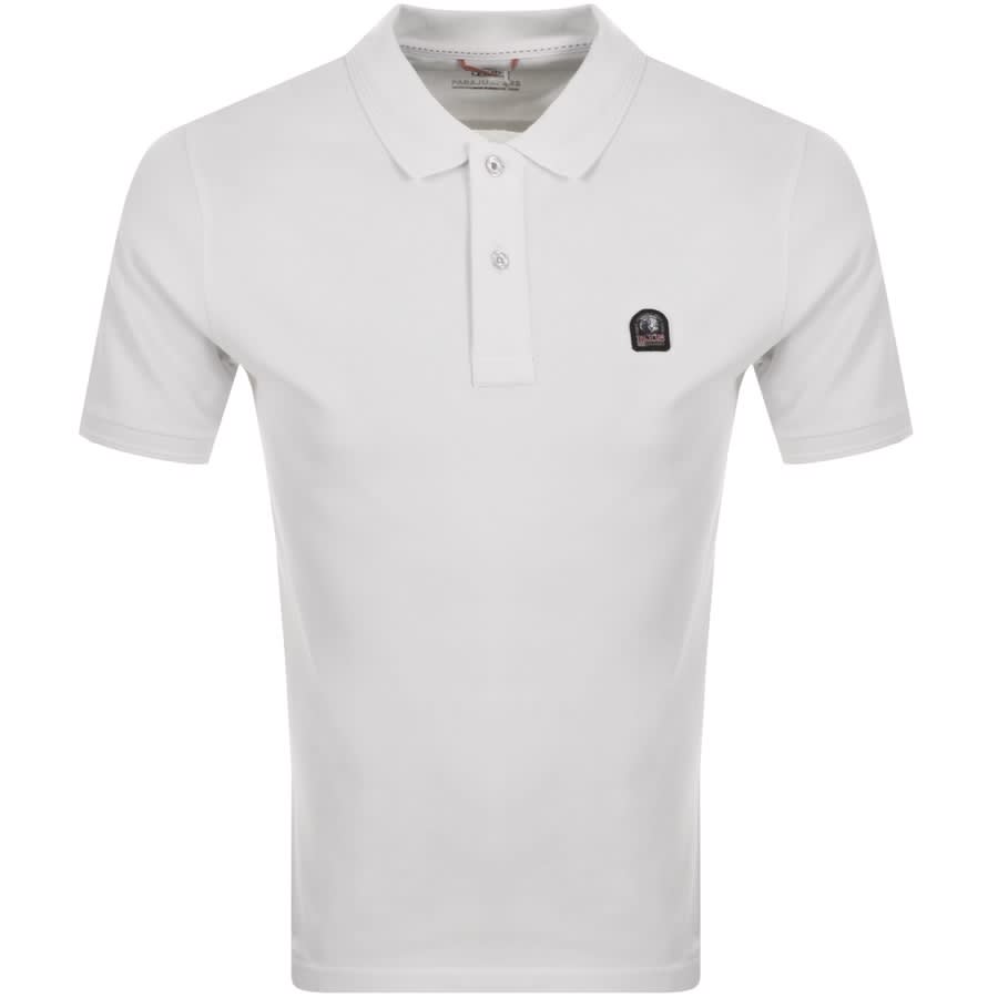 Alternative Image for ProductParajumpers Patch Polo T Shirt White1