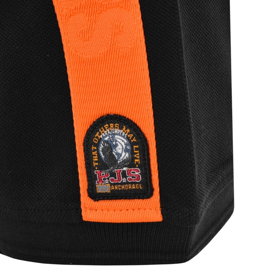 Alternative Image for ProductParajumpers Space Polo T Shirt Black3