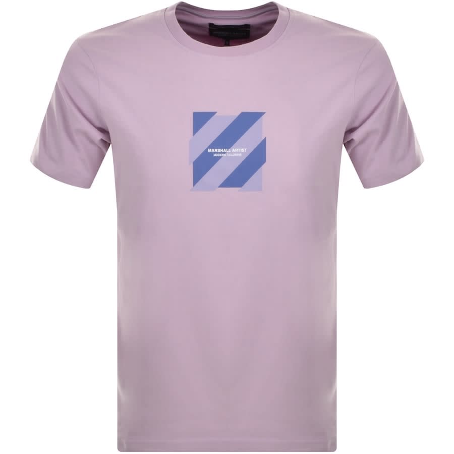 Alternative Image for ProductMarshall Artist Chevron Box Logo T Shirt Purple1