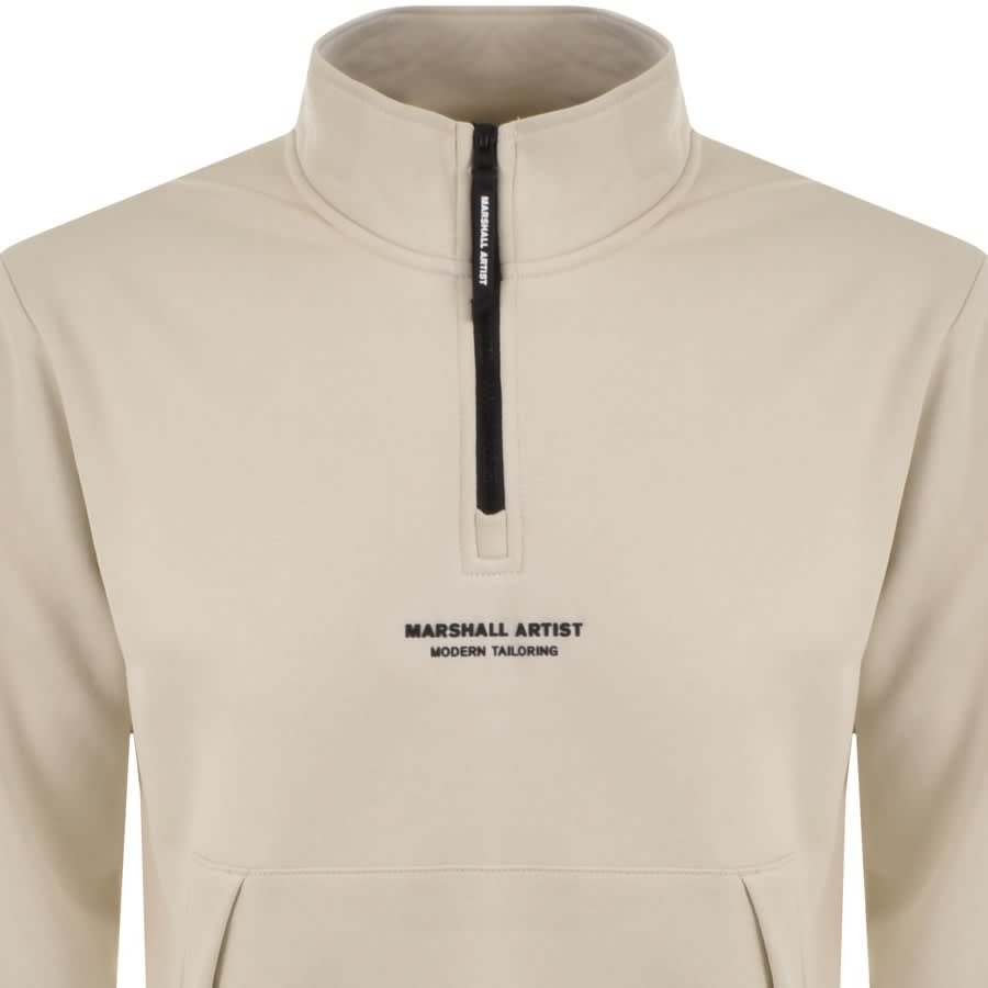 Alternative Image for ProductMarshall Artist Siren Half Zip Sweatshirt Cream2