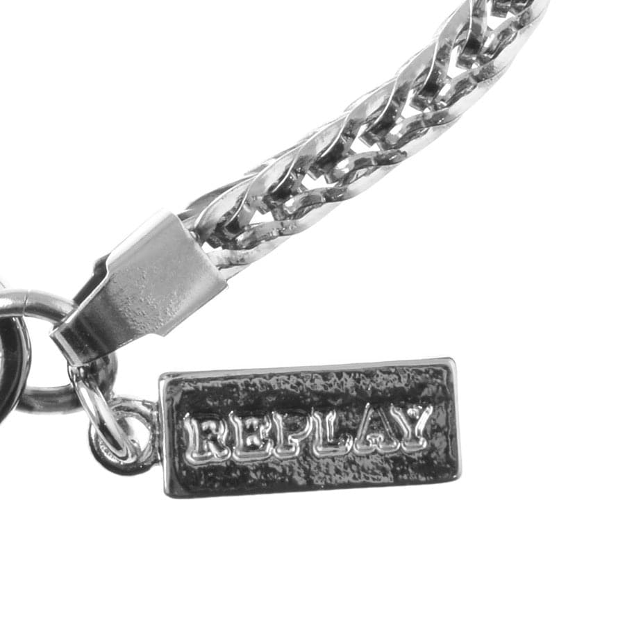 Alternative Image for ProductReplay Chain Weave Bracelet Silver3