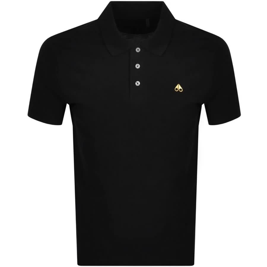 Alternative Image for ProductMoose Knuckles Short Sleeved Polo T Shirt Black1