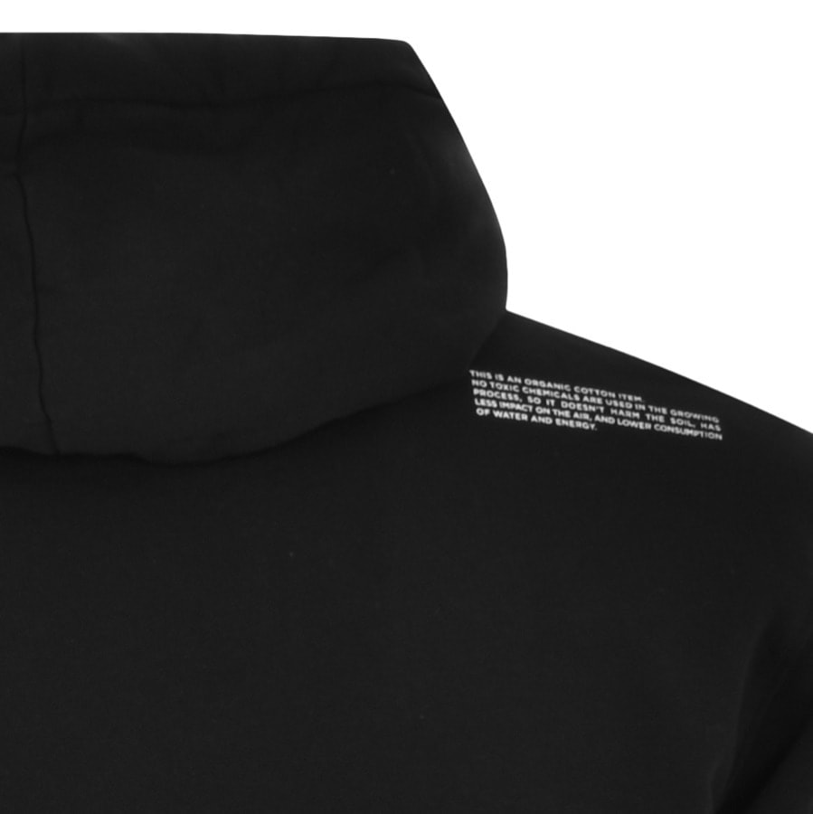 Alternative Image for ProductReplay Logo Hoodie Black3