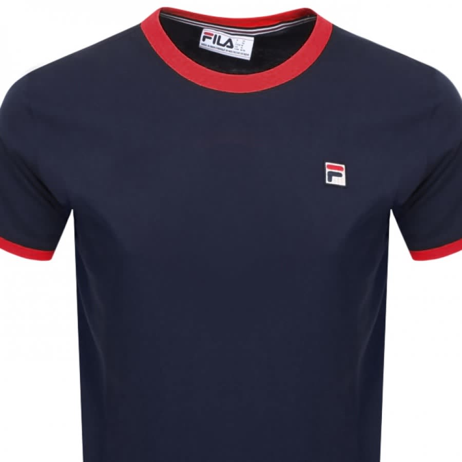 Alternative Image for ProductFila Vintage Marconi Crew Neck T Shirt Navy2