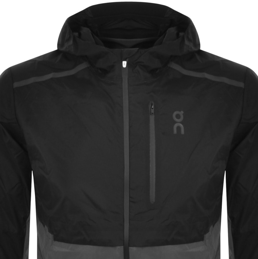 Alternative Image for ProductOn Running Weather Jacket Black2