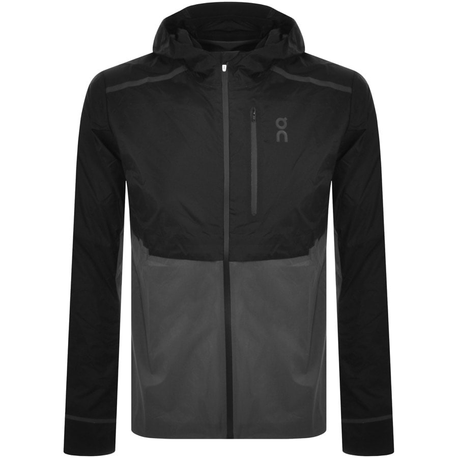 Alternative Image for ProductOn Running Weather Jacket Black1