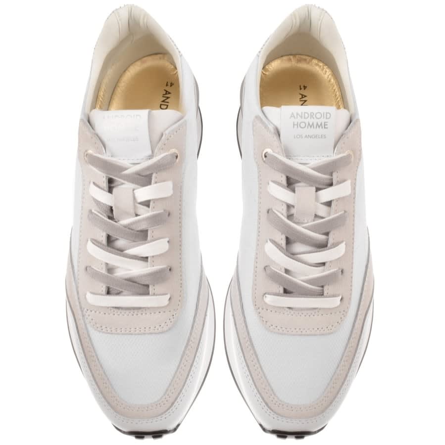Alternative Image for ProductAndroid Homme Marina Del Ray Trainers White3